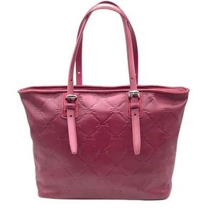 Longchamp Lm Cuir Large Tote HORTENSIA RAPSBERRY